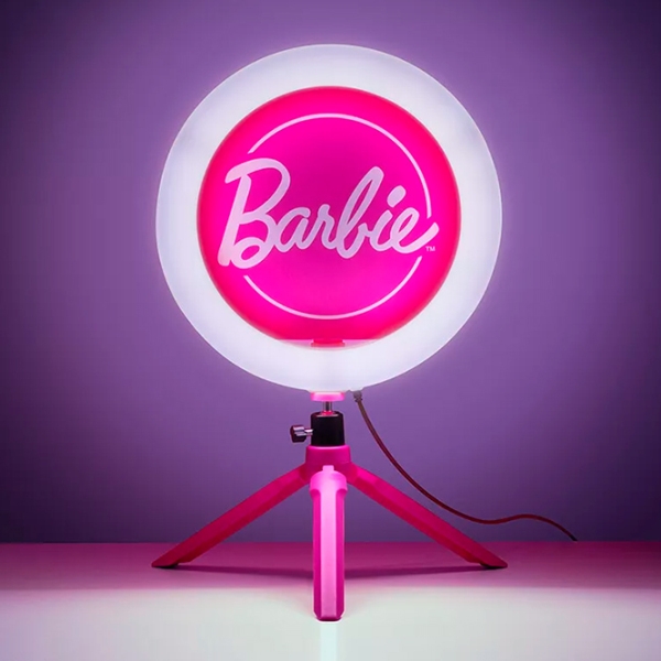 Trepied cu lampă Paladone Barbie Streaming Light 259 mm Pink  photo 8