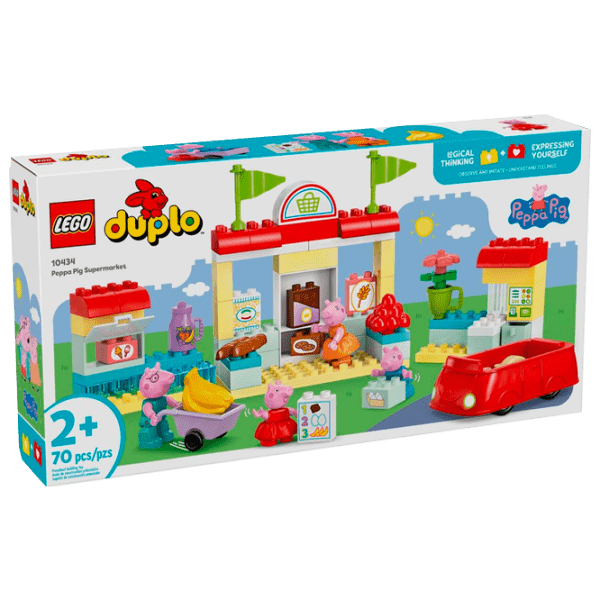 Constructor LEGO Peppa Pig Supermarket Multicolor Numărul de piese 70, 2+ photo 1