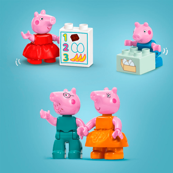Constructor LEGO Peppa Pig Supermarket Multicolor Numărul de piese 70, 2+ photo 7