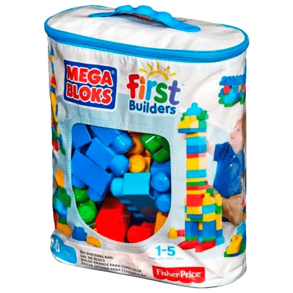 Конструктор Mattel First Builders Разноцветный Количество деталей 80, 1+ photo 1