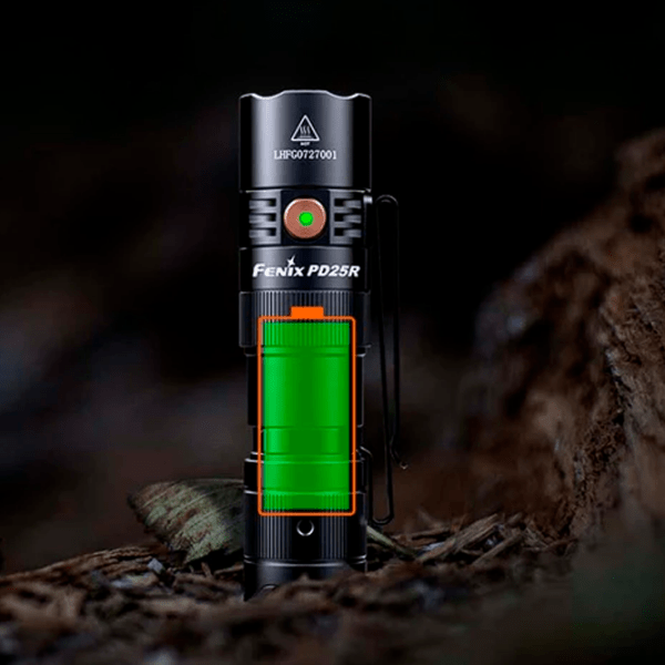 Lanternă Fenix Flashlight PD25R Black  photo 6