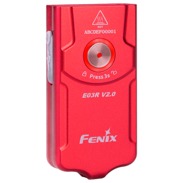 Lanternă Fenix Flashlight E03R V2.0 Red  photo 3
