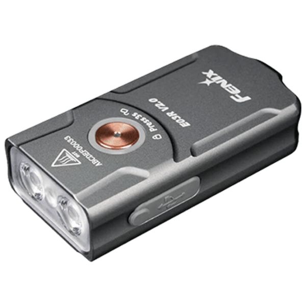 Lanternă Fenix Flashlight E03R V2.0 Grey  photo 1