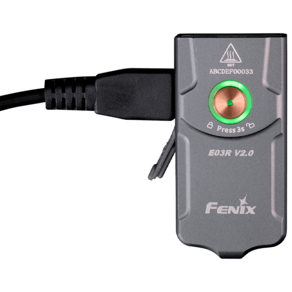 Lanternă Fenix Flashlight E03R V2.0 Grey  photo 4
