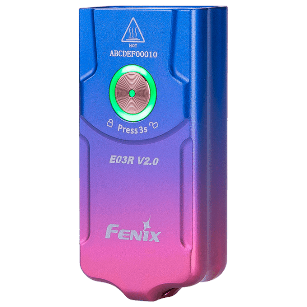 Lanternă Fenix Flashlight E03R V2.0 Nebula  photo 3