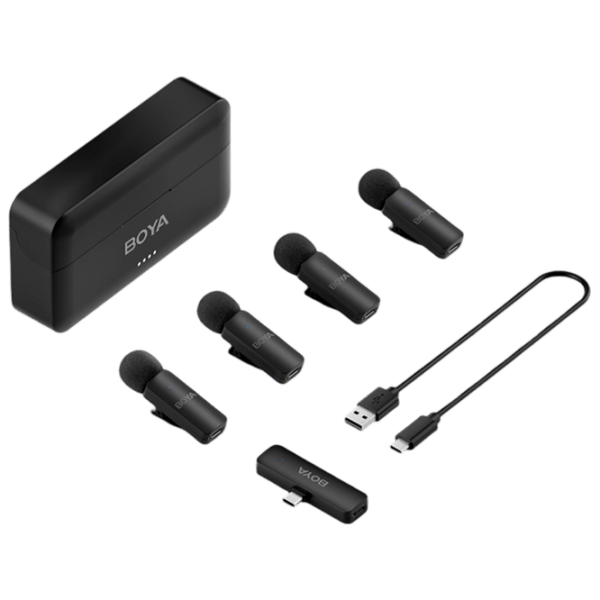 Microfon Boya BY-V4U + Charging Case Black  photo 7