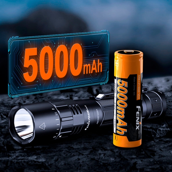 Lanternă Fenix PD40R V3.0 Black  photo 8