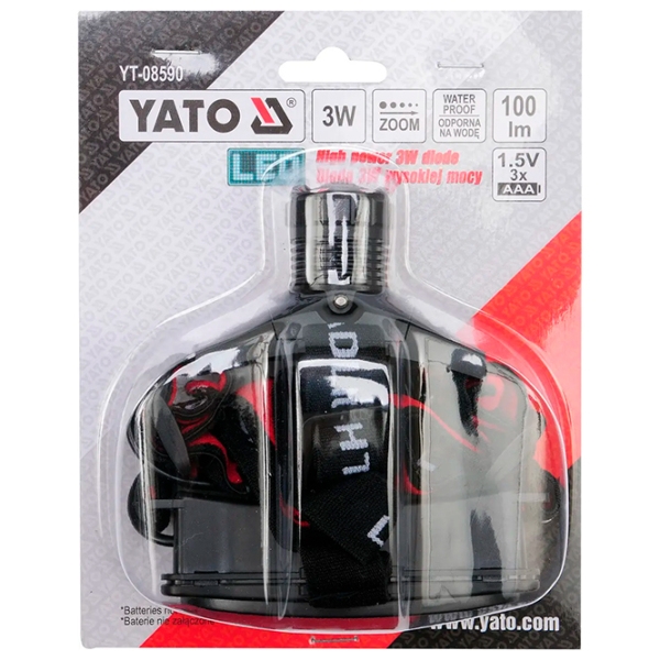 Lanternă Yato YT08590 Black  photo 6
