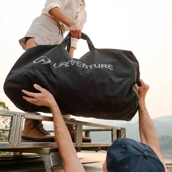 Geantă pentru călătorii Lifeventure Expedition Duffle Black 100 l  photo 2