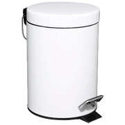Мусорное ведро 5Five 50317 White Металл, 3 л