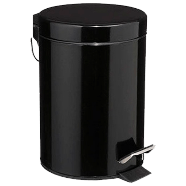 Мусорное ведро 5Five 50318 Black Металл, 3 л photo 1