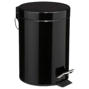 Мусорное ведро 5Five 50318 Black Металл, 3 л