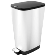 Coș de gunoi Kis Chic Bin Silver Plastic, 35 l