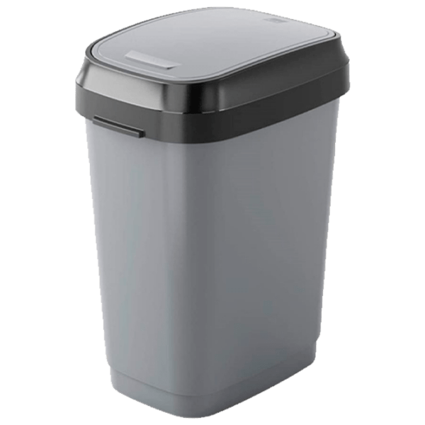 Coș de gunoi Kis 49230 Grey Plastic, 30 l photo 1