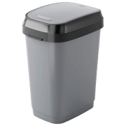 Coș de gunoi Kis 49230 Grey Plastic, 30 l