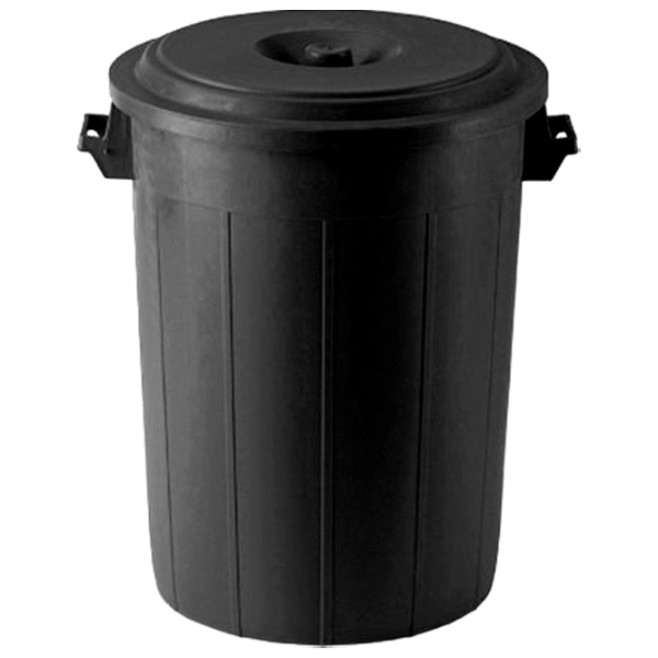 Мусорное ведро Stefanplast 37195N Black Пластик, 120 л photo 1