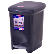 Coș de gunoi Eurogold Bruno Black Plastic, 5 l