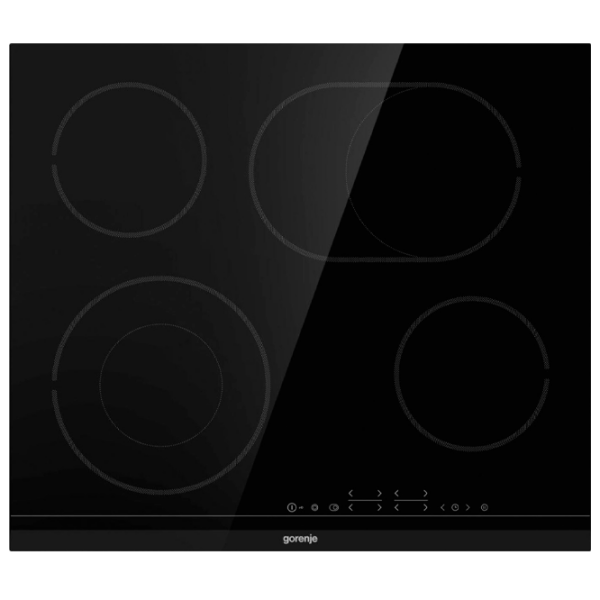 Plită încorporabilă electrică Gorenje ECT643BCSC Black Vitroceramică, 7000 W, Hi-light photo 1