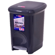 Coș de gunoi Eurogold Bruno Black Plastic, 16 l