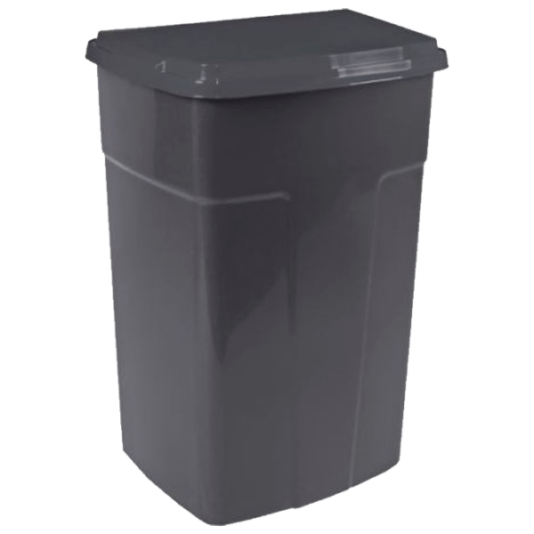 Coș de gunoi Aleana 122062 Black Plastic, 90 l photo 1