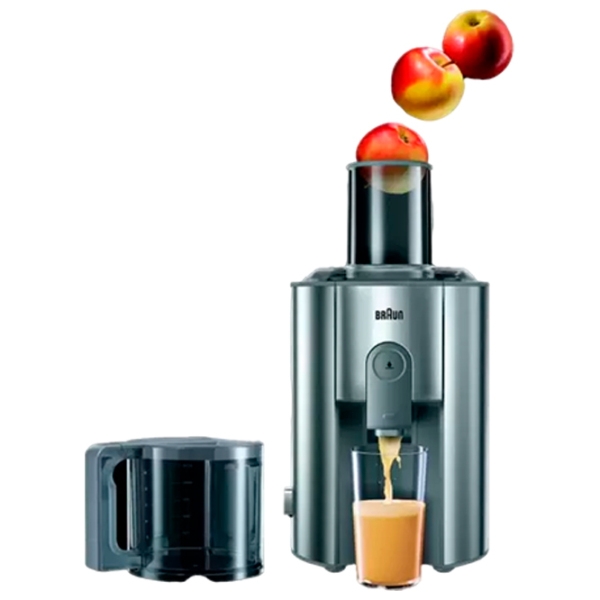 Storcator de fructe Braun J700 Silver 1000 W, , Numărul de viteze: 2 photo 4