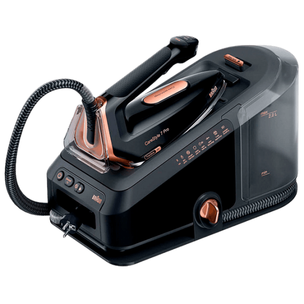Fier de călcat Braun IS7286BK SS Black 2700 W, 190 g/min, 2 l, Eloxal 3D Plus photo 1