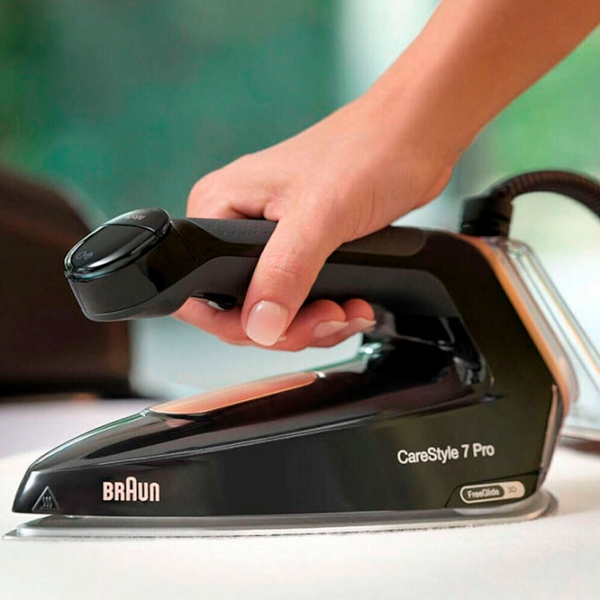 Fier de călcat Braun IS7286BK SS Black 2700 W, 190 g/min, 2 l, Eloxal 3D Plus photo 11
