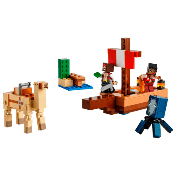 Constructor LEGO The Pirate Ship Voyage Multicolor Numărul de piese 166, 8+ photo 2