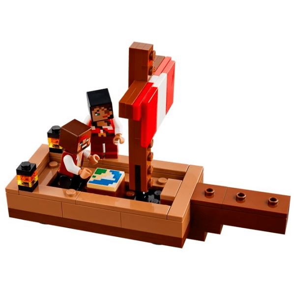 Constructor LEGO The Pirate Ship Voyage Multicolor Numărul de piese 166, 8+ photo 4