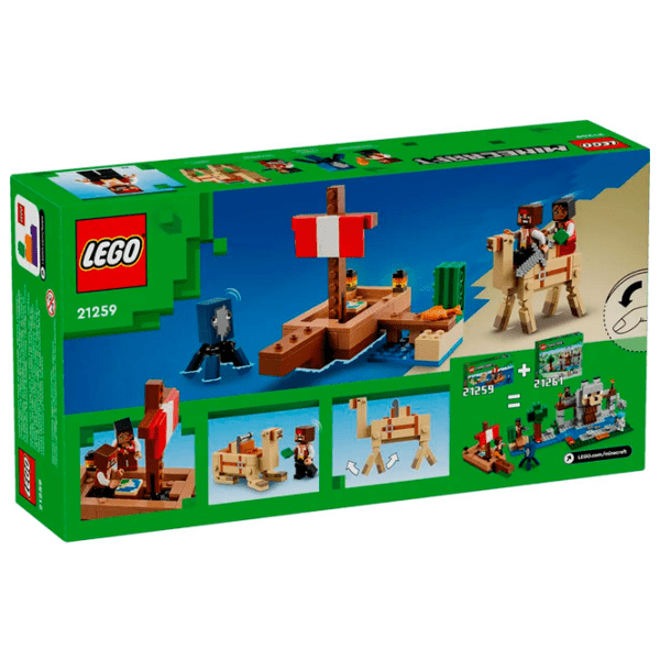 Constructor LEGO The Pirate Ship Voyage Multicolor Numărul de piese 166, 8+ photo 10