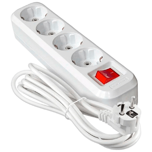 Удлинитель Hoteche 450002 1.4 м White  photo 1