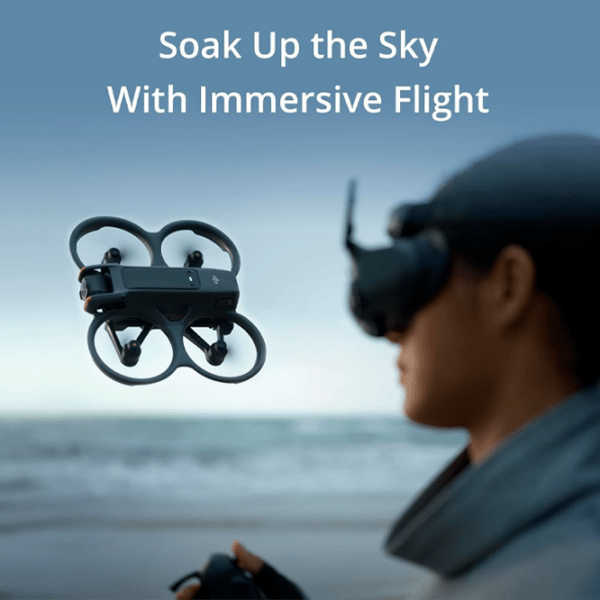 Dronă DJI Avata 2 Fly More Combo Gray 1 Battery 16 km/ h photo 7