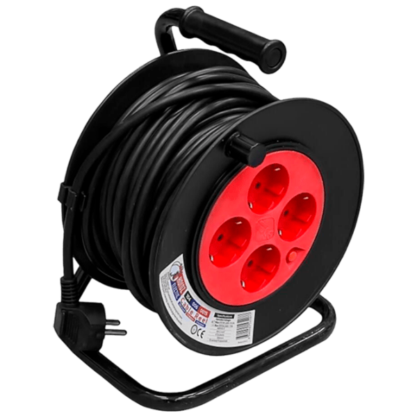 Удлинитель на катушке Hoteche 450051 15 м Black  photo 1