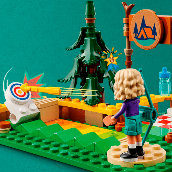 Constructor LEGO Adventure Camp Archery Range Multicolor Numărul de piese 157, 6+ photo 6