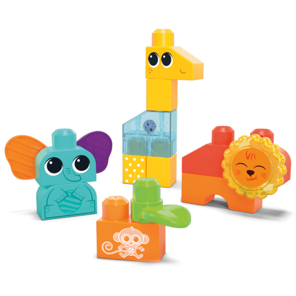 Конструктор Fisher Price Rock'n Rattle Safari Разноцветный Количество деталей 15, 1+ photo 2