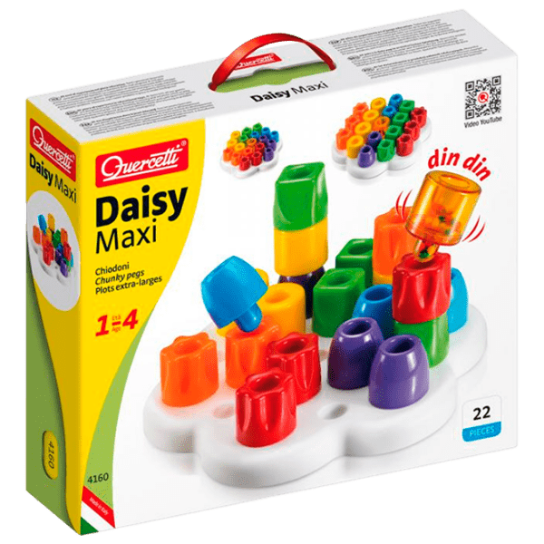 Mozaic Quercetti GeoKid Daisy Maxi 4160 Multicolor Pentru copii, 1+ photo 1