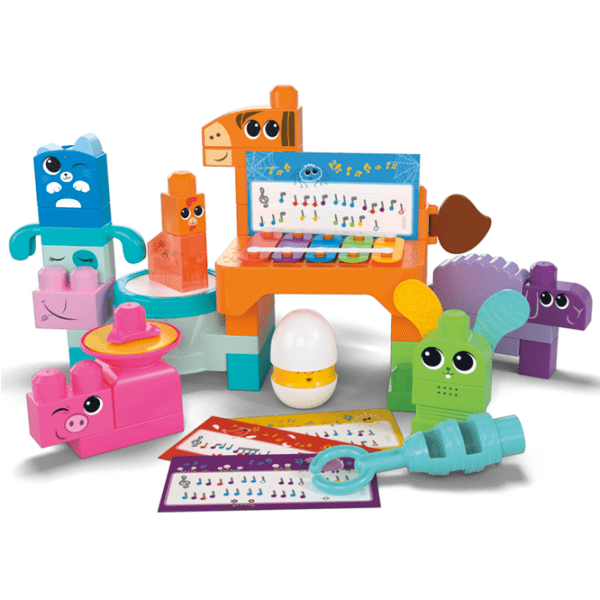 Constructor Fisher Price Musical farm band Multicolor Numărul de piese 40, 1+ photo 2