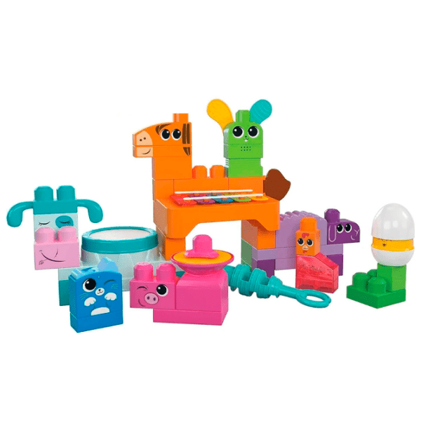 Constructor Fisher Price Musical farm band Multicolor Numărul de piese 40, 1+ photo 3