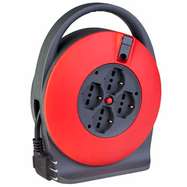 Prelungitor pe tambur Scame PP2753RO 15 m Red  photo 1