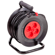 Удлинитель на катушке Lemira U16-01-01 40 м Black 