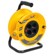 Prelungitor pe tambur IEK Industrial 20 m Yellow 
