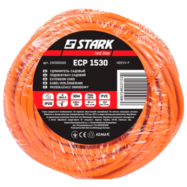Удлинитель Stark ECP-1530 30 м Оранжевый  photo 2