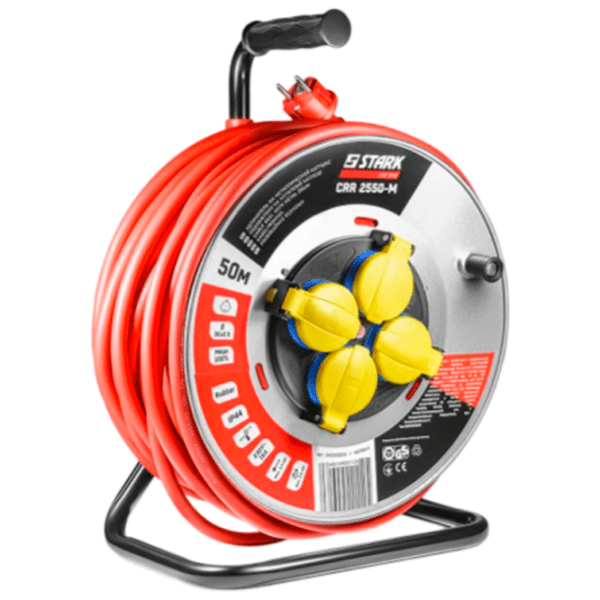 Удлинитель на катушке Stark CRR 2550-M 50 м Красный  photo 4