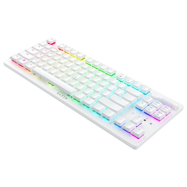 Tastatură Razer DeathStalker V2 Pro TKL White Gaming, Fără fir photo 3