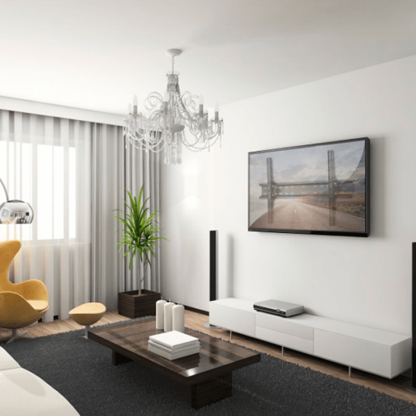 Кронштейн ТВ Reflecta PLANO Slim 70-6040T Черный VESA 600 x 400 мм photo 3