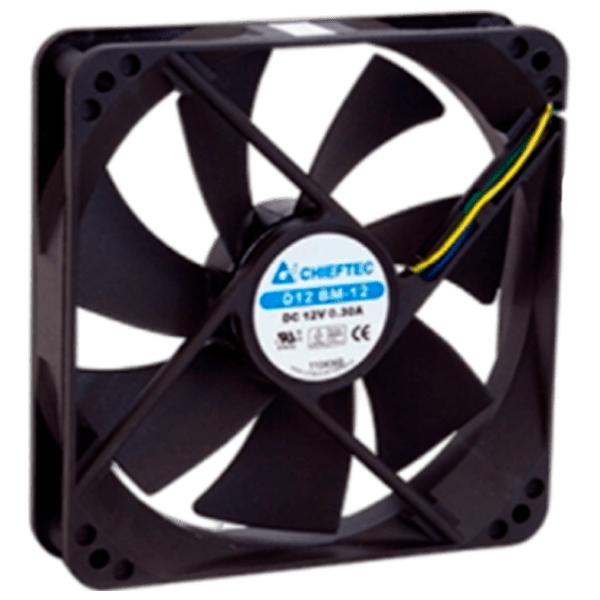 Ventilator de carcasă Chieftec ZF-1225PWM Black  photo 1