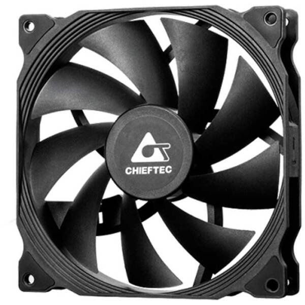 Вентилятор для корпуса Chieftec ZF-1425PWM Black  photo 2