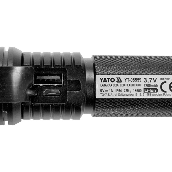 Lanternă Yato YT-08559 Black  photo 3