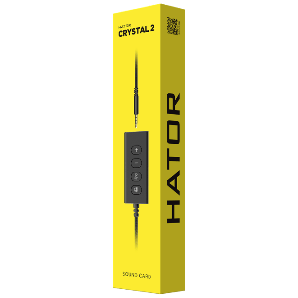 Adaptor Hator Crystal 2 Black USB Type-A photo 2