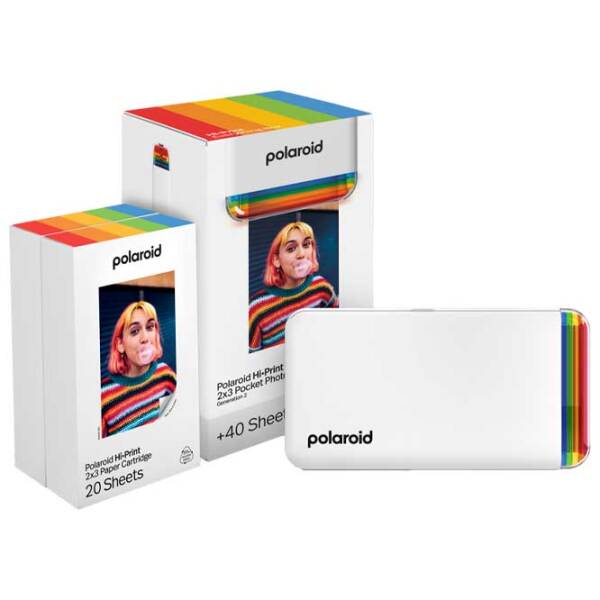 Фотопринтер Polaroid Hi-Print 2x3 Generation 2 E-Box White  photo 7